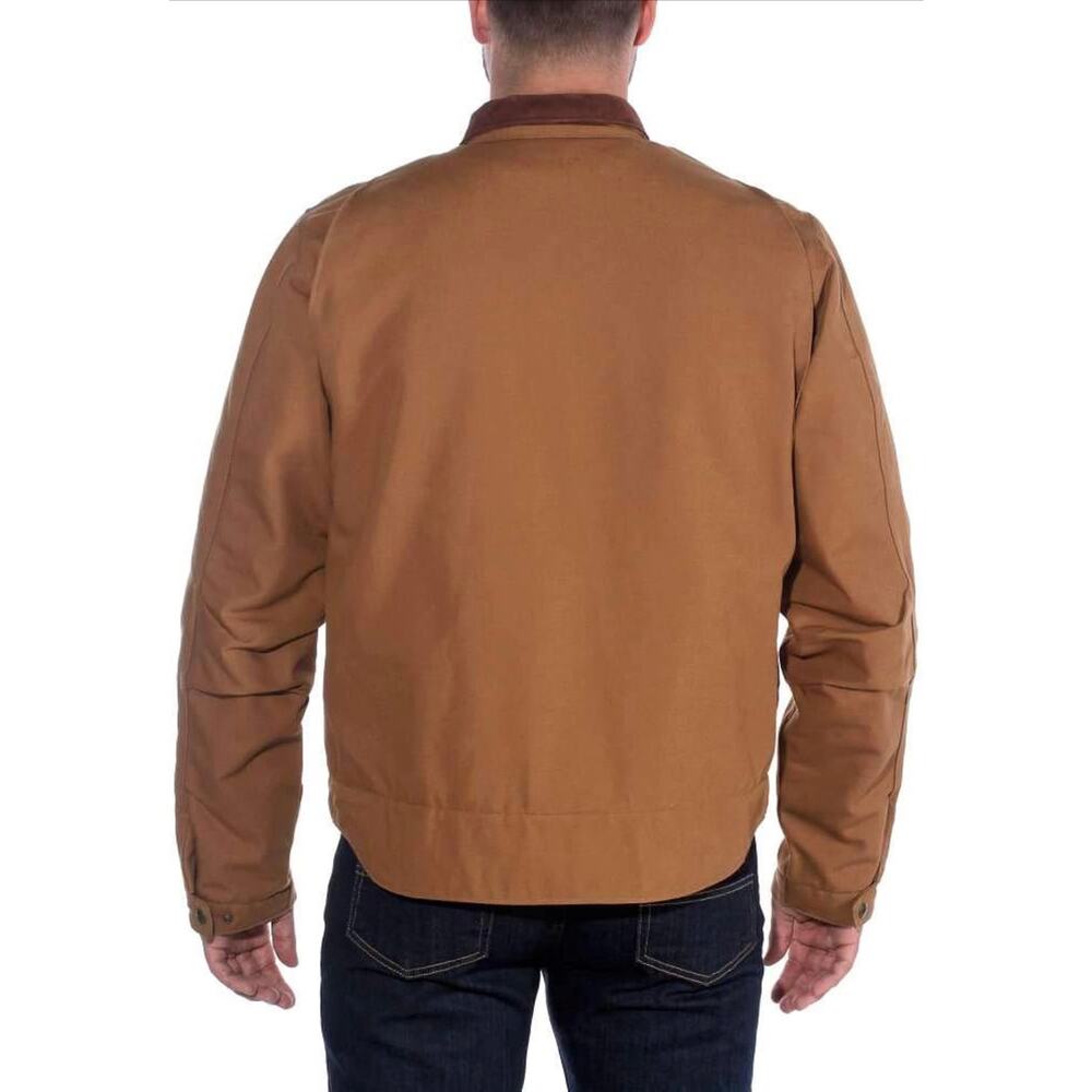New Carhartt Duck Detroit Jacket Work Utility Outerwear Brown 3XL Big Tall Men - Picture 3 of 6
